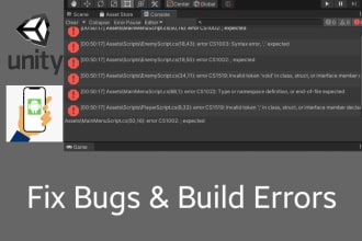 fix unity build errors, and bugs, or write scripts for you