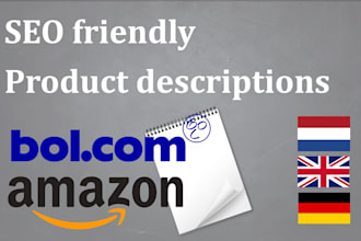 do productdescription, copywriting and content writing