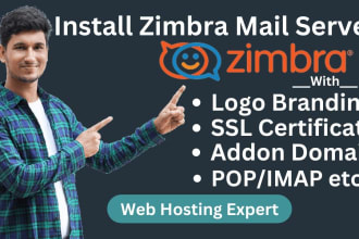 install zimbra mail server with SSL, migration and branding
