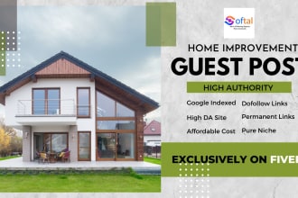 do guest post on da60 home improvement blogs