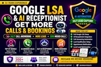 set up google local services ads with an ai receptionist to capture every lead