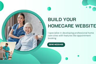 do home care website with an appointment booking system