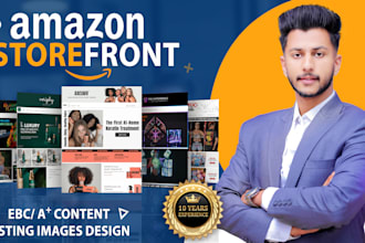 create amazon brand store and storefront design for you