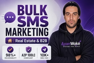 do bulk SMS marketing for real estate and b2b