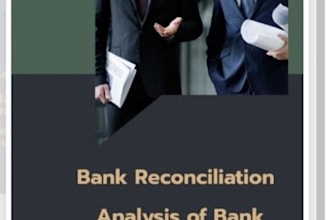 reconcile, analyse the bank statements and rectify accounting