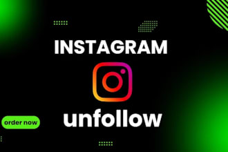manually unfollow instagram followings