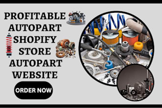 design highly responsive autopart mechanic shopify store car part shopify store