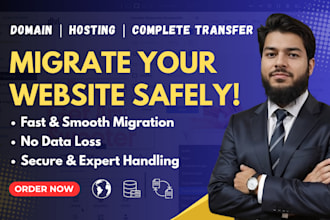 migrate website, change domain, move hosting, transfer wordpress website