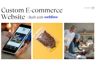 assist with custom webflow ecommerce development