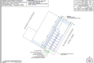 provide residential solar permit package design
