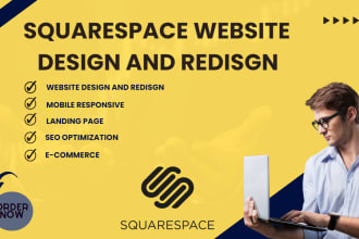 build and develop squarespace website design and redesign