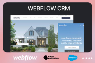 do custom webflow and crm integration