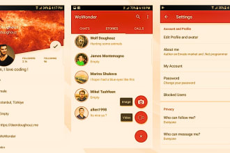 install, rebrand and modify your wowonder android apps