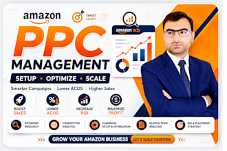 manage amazon PPC campaigns and optimize amazon ads