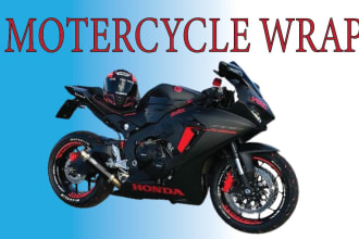 do motorcycle street bike, bike racing wrap design  vehicle template, windscreen