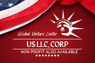 register US llc or corp in all US state, regardless of US residency for free