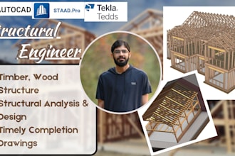 be civil structural engineer for design of timber structure