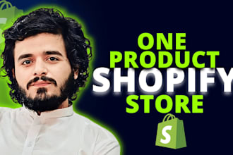 design one product dropshipping store or shopify website in 24hr