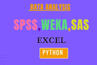 do r programming, rstudio, python, sas, weka code and report