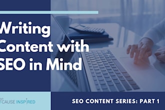 write SEO blog posts and articles as your content writer