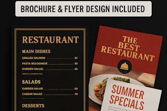 quick delivery custom turkish food menu design