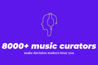 give you a list of 8000 plus playlist curators and bloggers