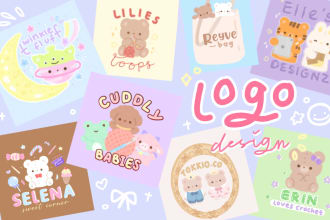 do cute logo design for your bussiness