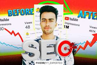 be best youtube video SEO expert and channel growth manager