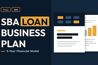 write an sba business plan with financial projections for lenders