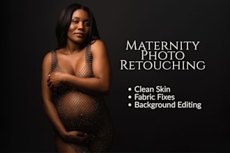 professionally retouch your maternity, family, and portrait photos