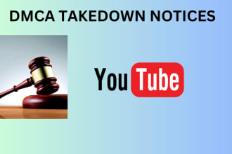 remove, report youtube copyright violating videos under dmca takedown notices