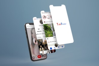 do social media platform app UI design with all services