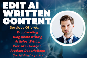 manually edit and paraphrase your written content