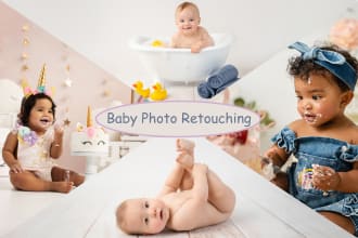 edit, retouch baby photos