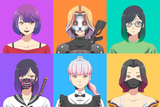 design your anime or cartoon nfts style for you