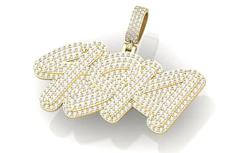 create luxury pendant jewelry cad design for gold, diamond  silver