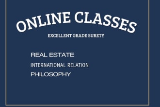 do classes of real estate,international relations,philosophy