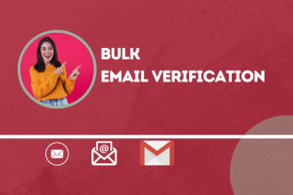 provide bulk email verification and list cleaning service