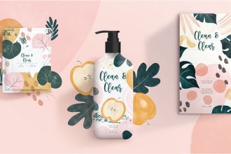 do elegant and minimalist skin care product packaging