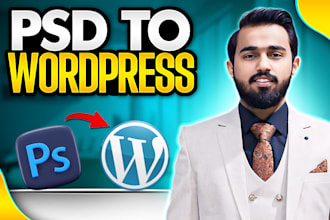 build wordpress website, psd to wordpress, figma to wordpress, xd to wordpress
