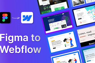 build webflow website from figma designs, client first