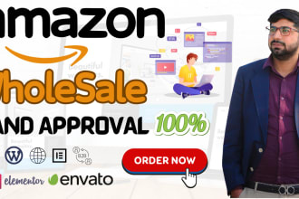 build ecommerce amazon fba website, wordpress website brand approvals