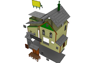 do railway diorama projects for 3d printing