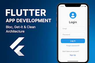 build a professional flutter app with clean architecture bloc and getit