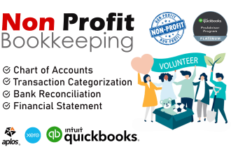 do nonprofit bookkeeping in quickbooks, xero and aplos