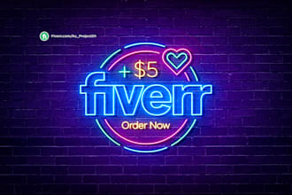 replicate your logo design with realistic neon effect