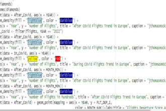 do data analysis data and visualization using rstudio