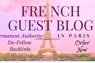 french guest post with high authority permanent SEO backlink