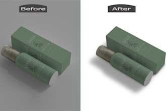 product background remove with basic retouch