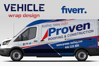 do custom vehicle wrap, truck wrap, car wrap, van wrap design